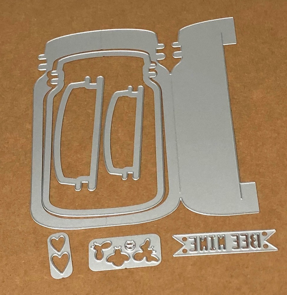 Sizzix Thinlits Jar Fold-a-Long Die Set - New w/out packaging