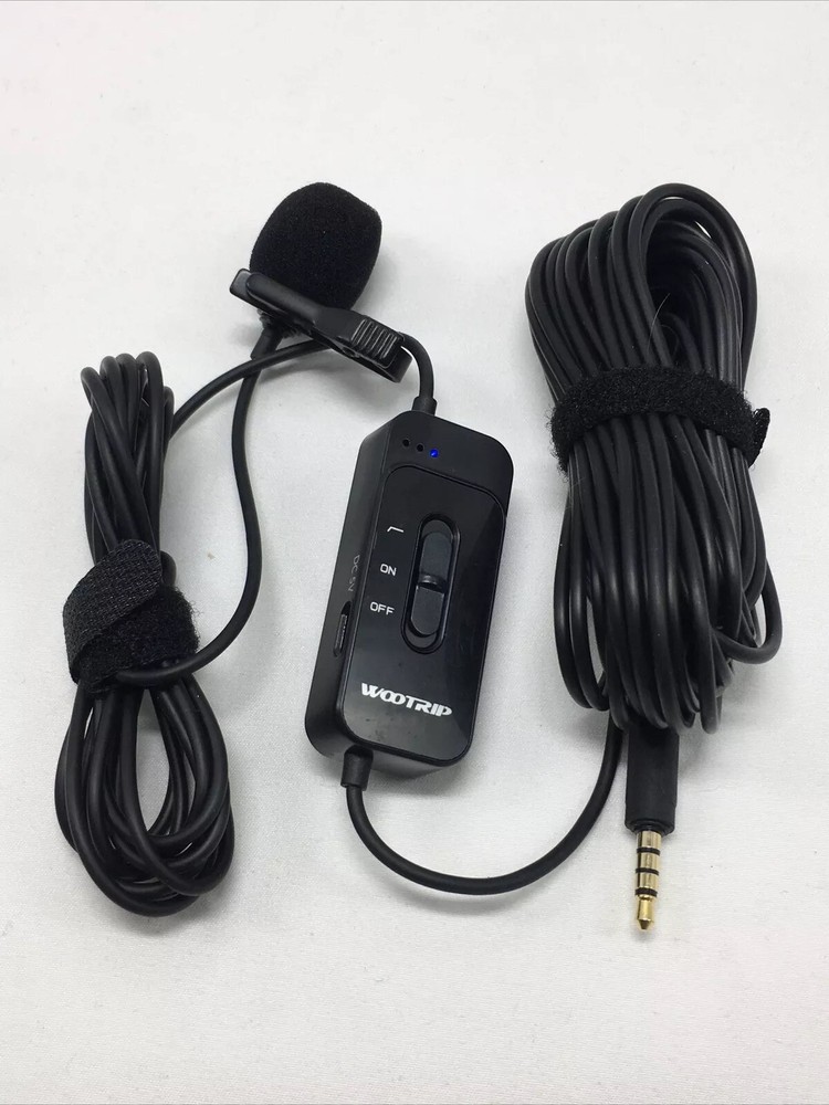 Lavalier Microphone 26ft Lapel With USB. Improve Your Exposure