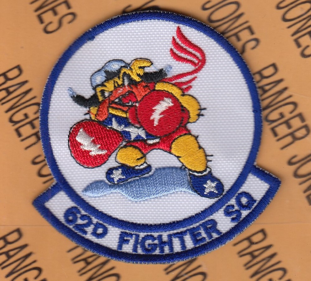 USAF Air Force 62nd Fighter Sq FS ~3" patch c/e