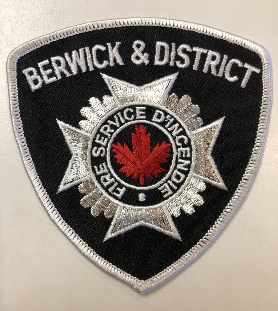 Berwick ~ District Fire Service Patch ~ Nova Scotia Canada