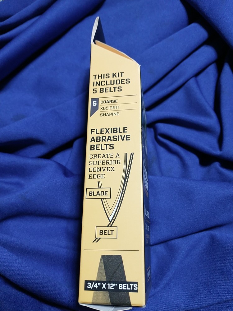 Work Sharp Knife & Tool Sharpener COARSE Grit Replacement Belt Kit WSSAK081118