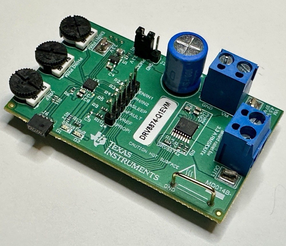 Texas Instruments DRV8874-Q1EVM Evaluation Module.
