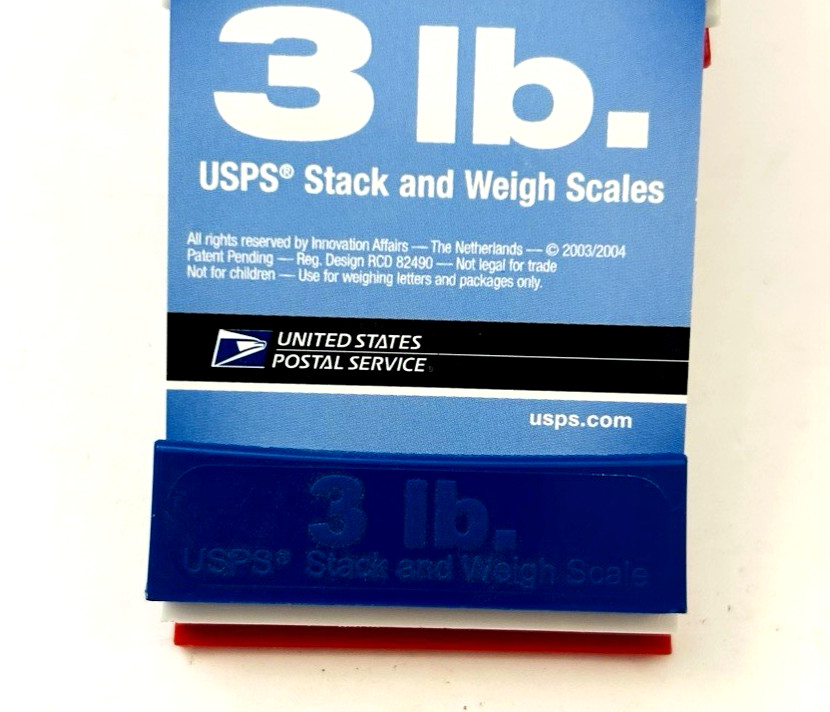 Vtg USPS Stack and Weigh Easy Shipping Scales Stackable 1 - 6 lbs
