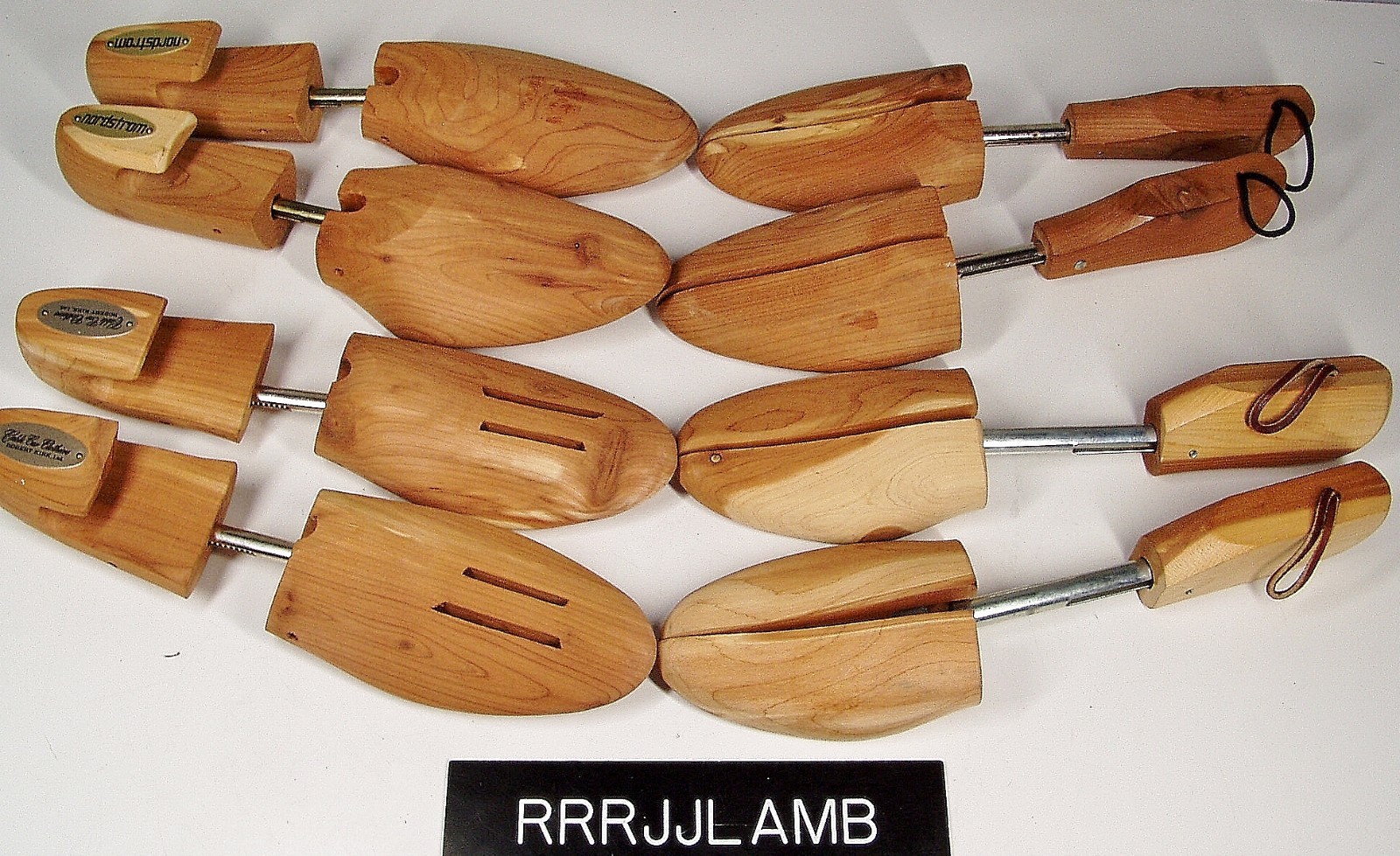 4 Pairs Cedar SHOE TREE KEEPER Lot Mens Large 10 10.5 11 11.5 12 Nordstrom +