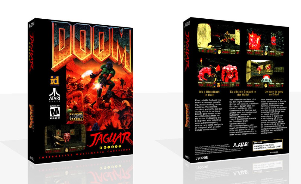 - Doom Jaguar Replacement Spare Game Case Box + Cover Art Work Only