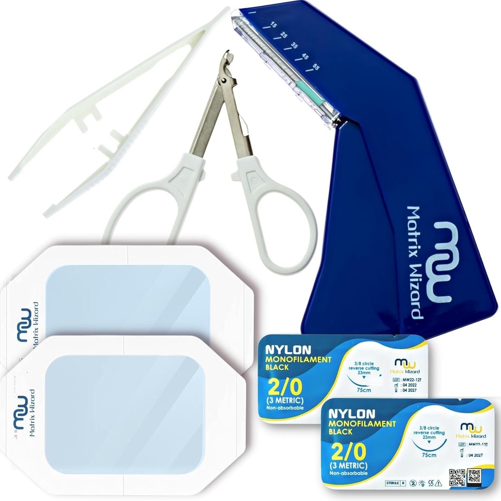 Suture Thread & Instrument Kit - Essential for First Aid & Veterinary Training