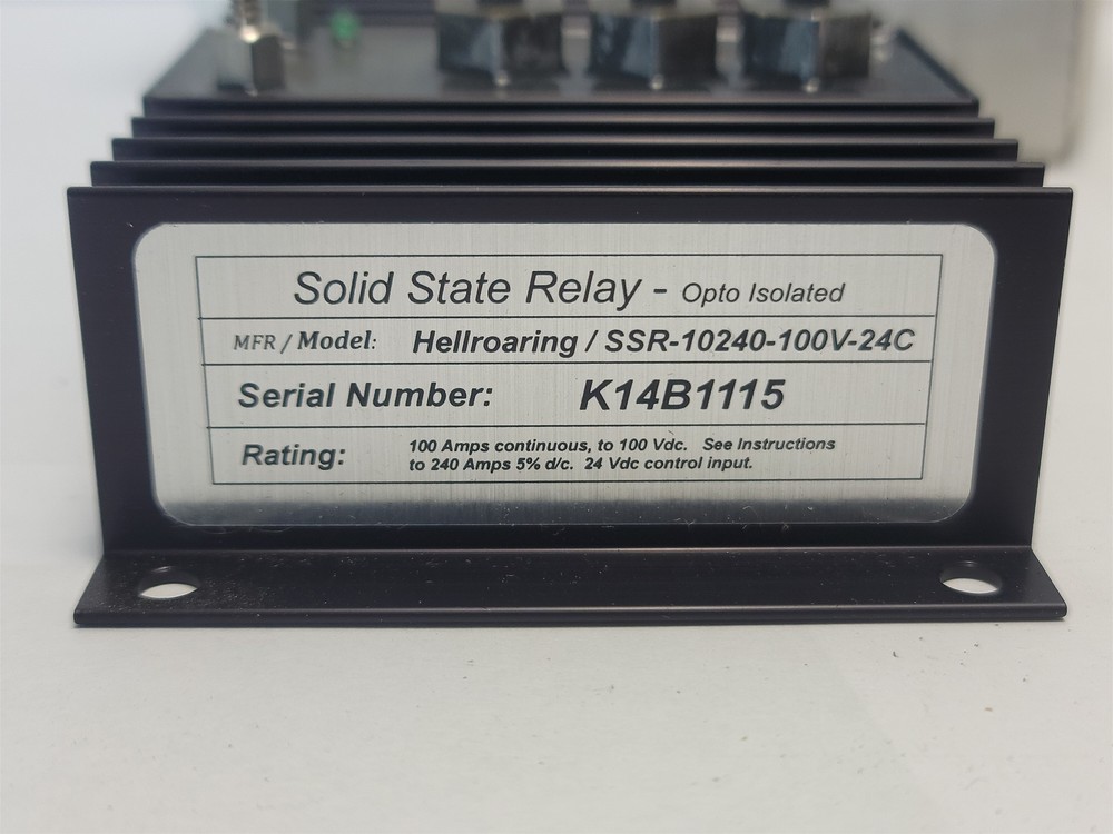 Hellroaring Technologies SSR-10240-100V-24C Solid State Relay - New OS
