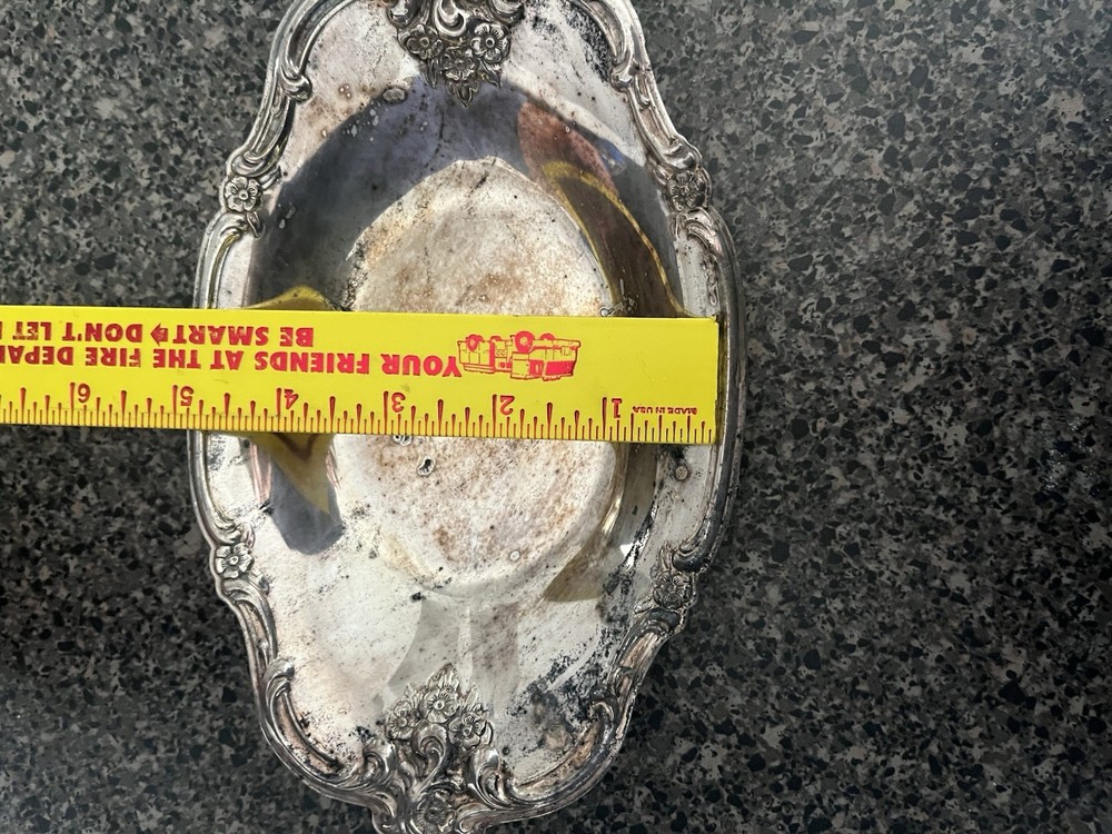 Int’l Silver Co Small Serving Dish Silverplate Antique