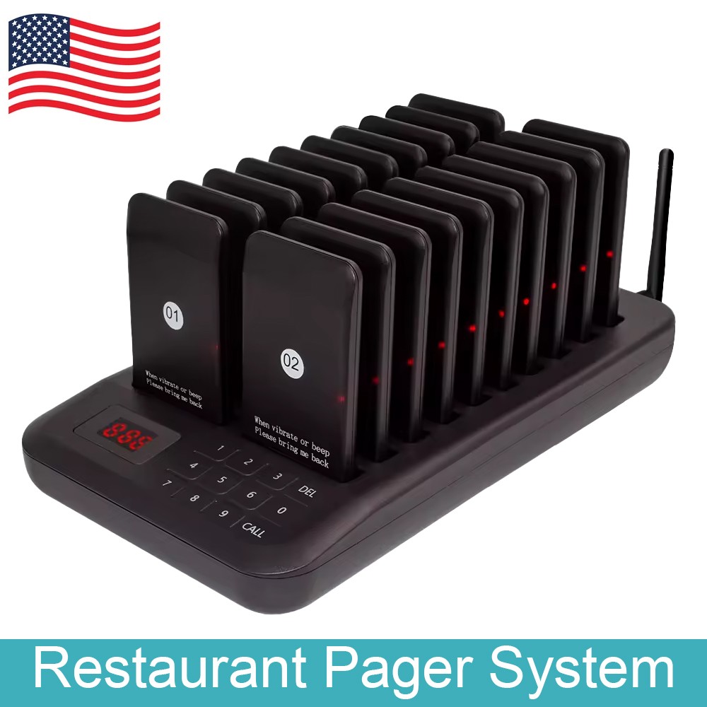 CATEL CTP320 Wireless Restaurant Pager System 20 Coaster Buzzers