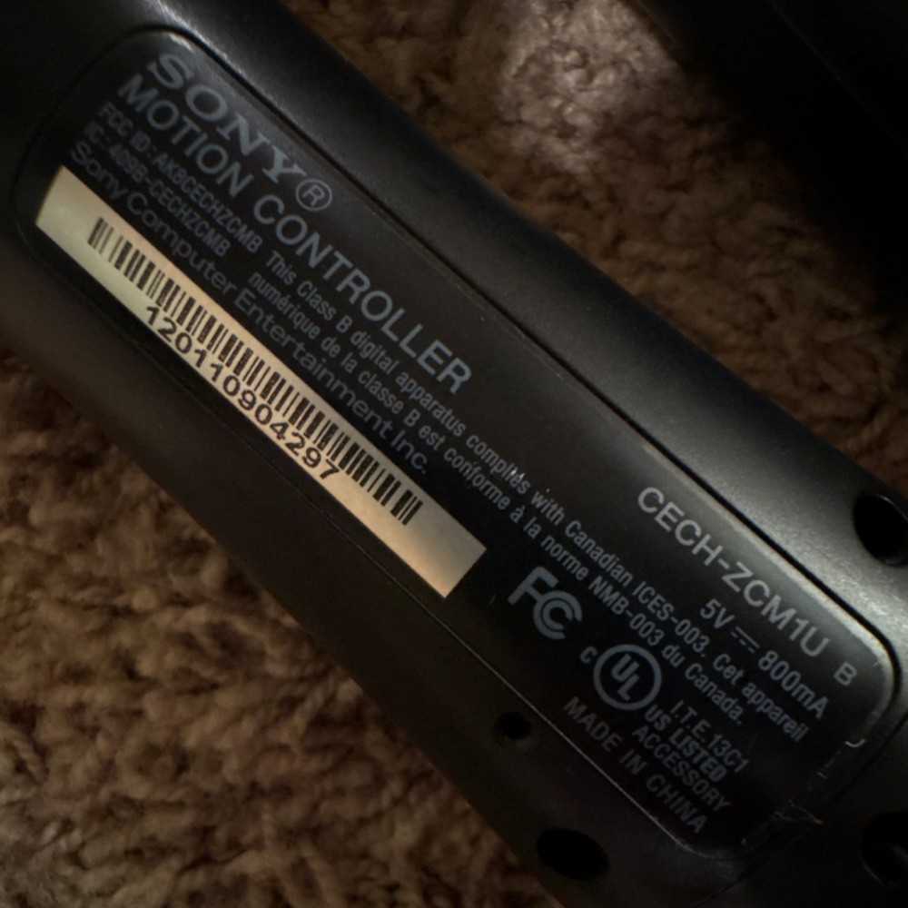 Sony Move Motion Controller CECH-ZCM1U & Navigation Controller CECH-ZCS1U (2 ea)