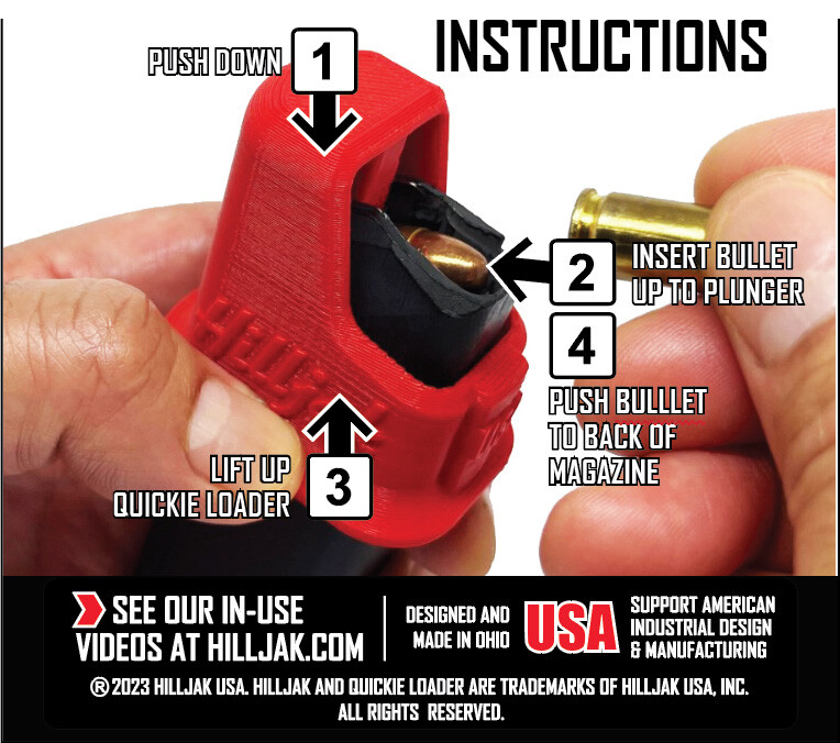 Rugar P Series Magazine Speed Loader, Quickie Loader QL9Y