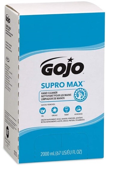 Gojo SUPRO MAX Hand Cleaner, Citrus Scent, 2000 mL Heavy Duty Hand Cleaner Re...