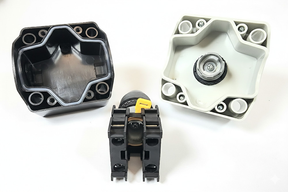 Key Switch Control Station - Momentary or Latching Key Selector Switch, 2P or 3P