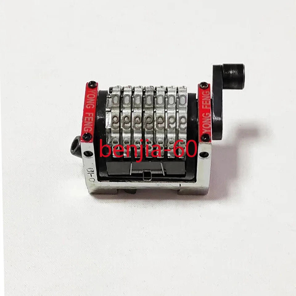 7 Digits Mini Numbering Machine Horizontal Backward For Printing Machine GTO