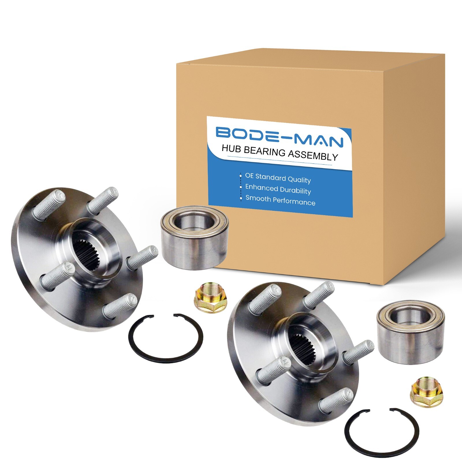 2PC Front Wheel Hub Bearing For 2003-2018 Toyota Corolla 2003-2013 Matrix Celica