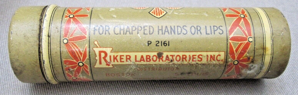 CAMPHOR ICE for Chapped Hands or Lips by Riker Laboratories Inc - WWII Era?