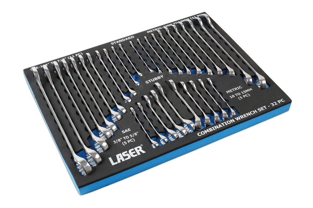 Laser 6795 32 Piece Combination Spanner Set