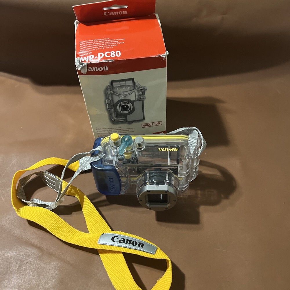 Canon WP-DC80 Digital Camera Waterproof Case Underwater w/ Box