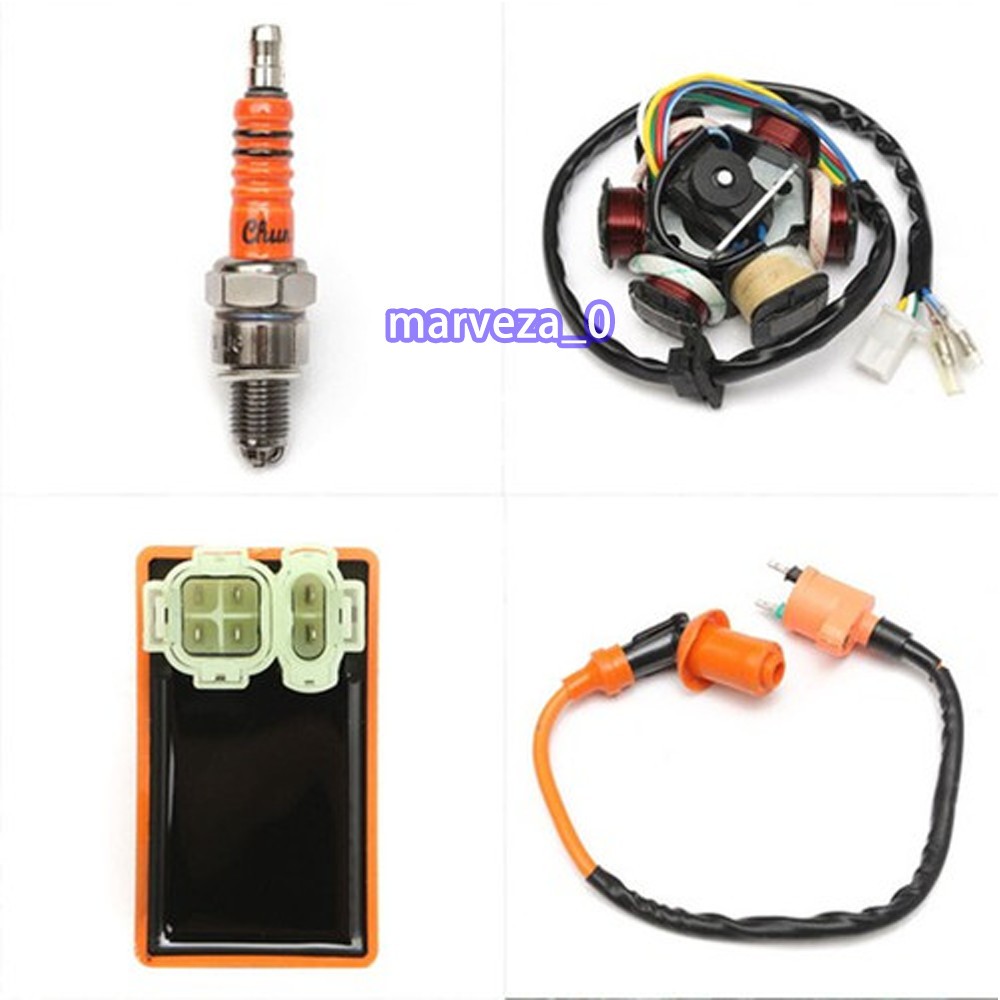 High Tension Performance Racing Ignition Coil Set For GY6 40cc 50cc ATV Scooters