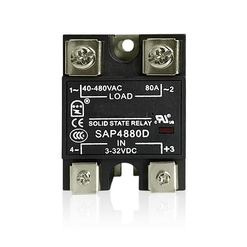 1Pcs New For SAP4880D 40-480 Volt 3-32VDC 80 AMP Solid State Relay