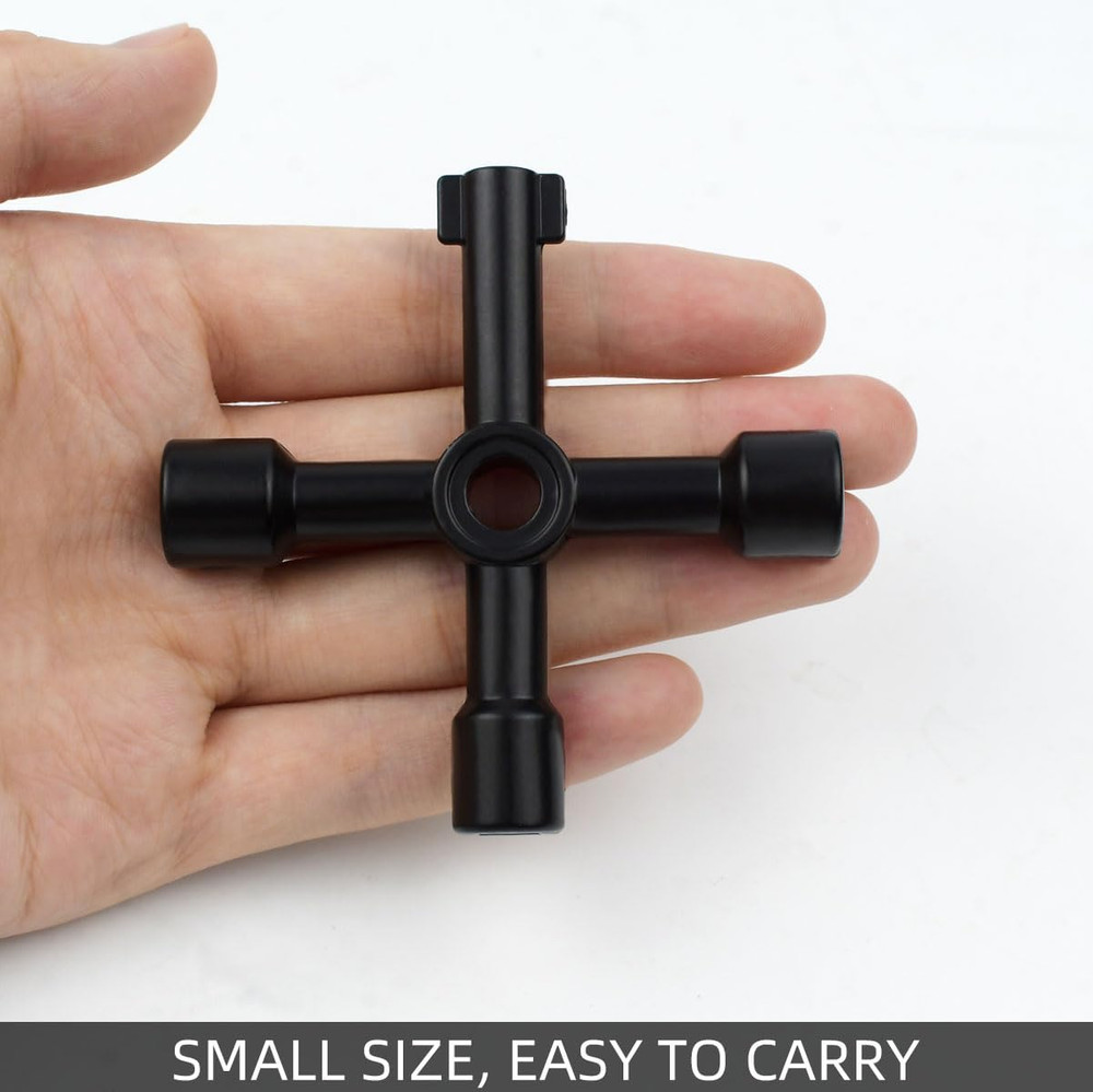 Multi-Functional Triangle Sillcock Key Wrench Tool - 2 Pack