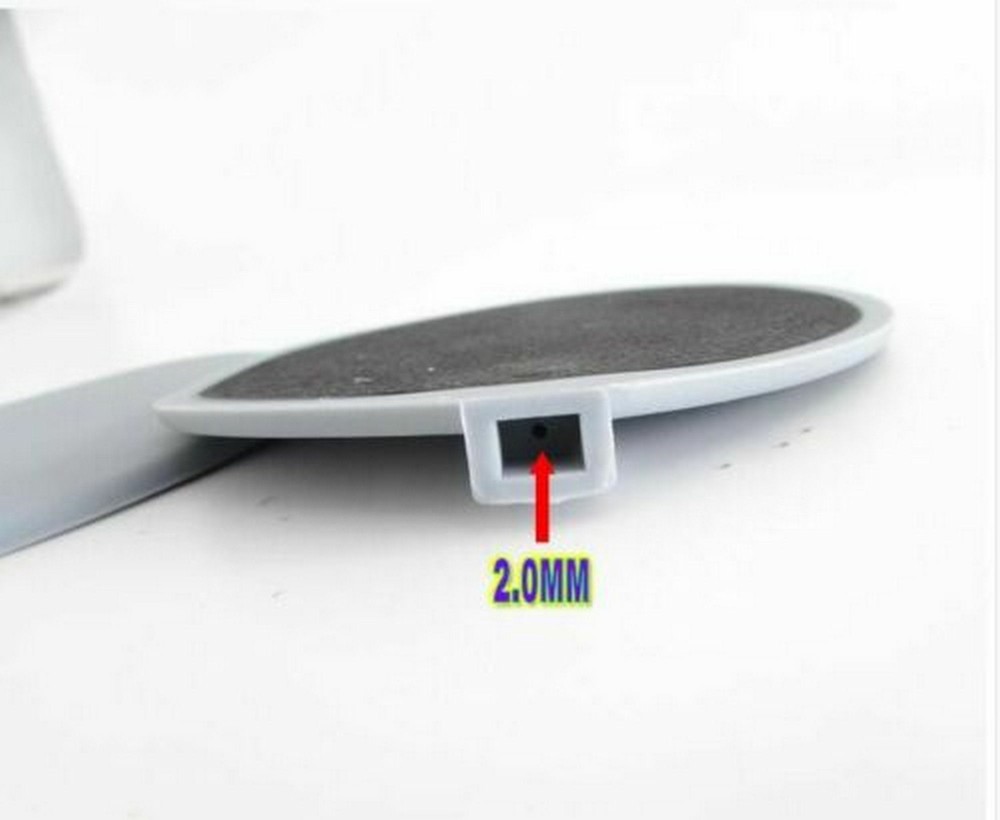10 Rubber Reusable Replacement Electrode Pads For TENS Microcurrent 6.5cm Round
