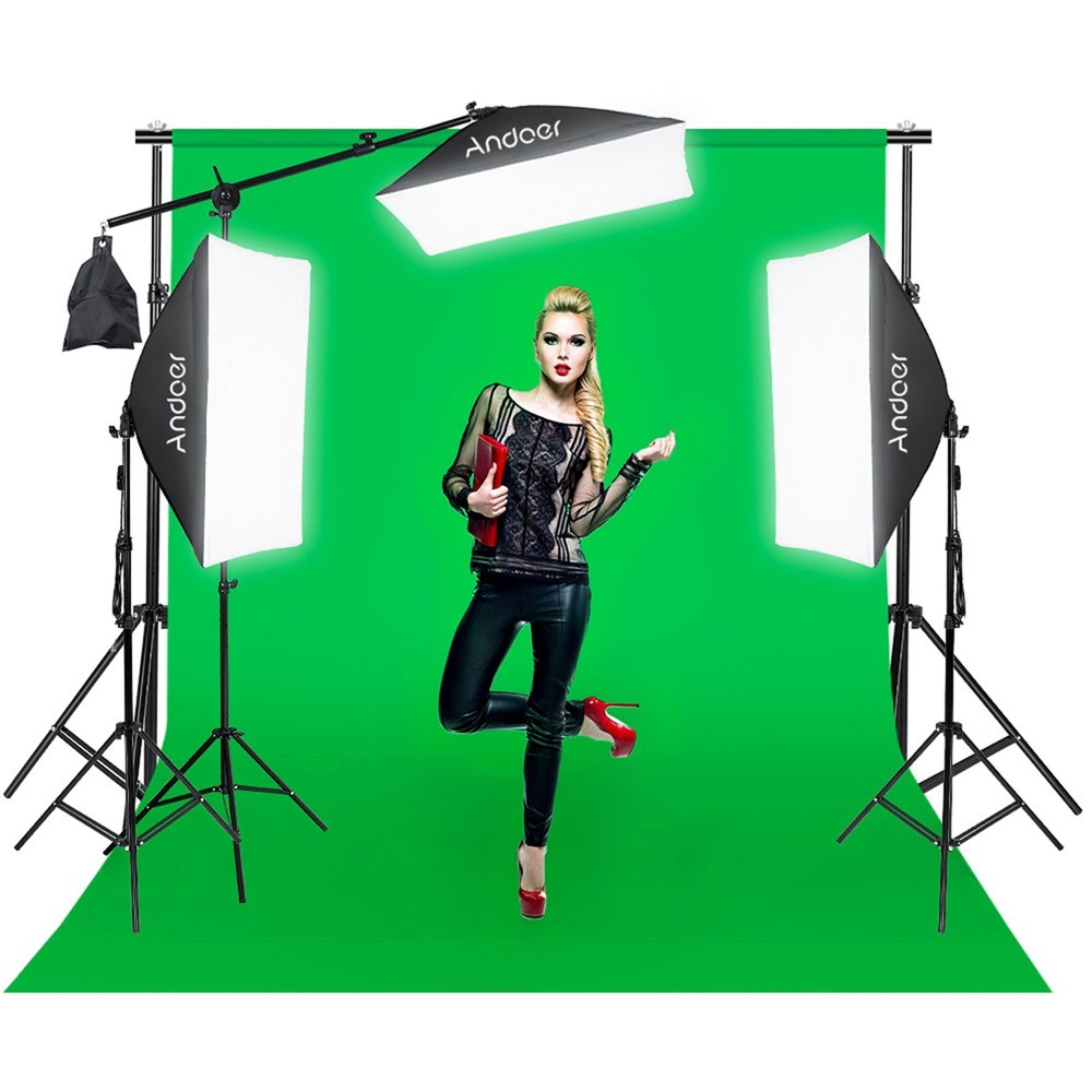 Complete Studio Photography Set With 3 Softboxes 5 Umbrellas 2m Light Stands 3