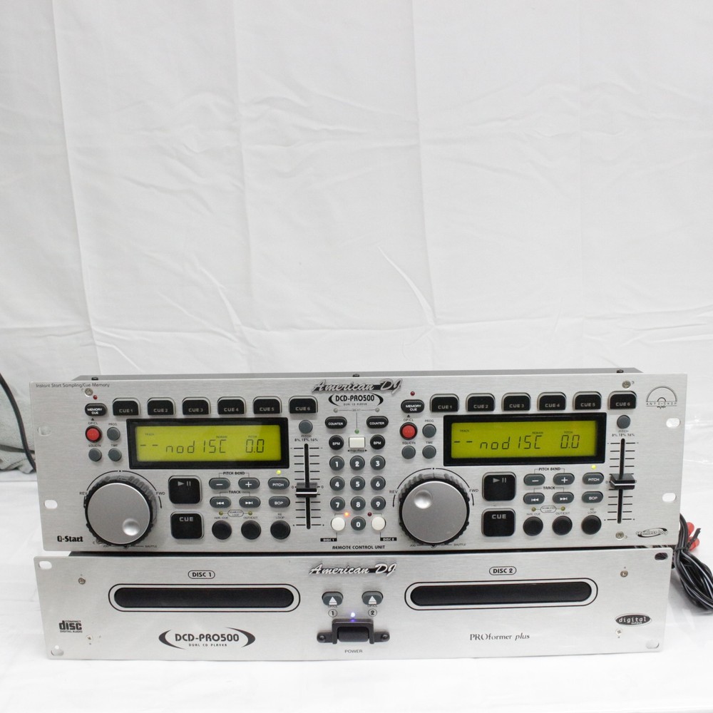 American DJ DCD-PRO500 CD Player And Controller Panel TESTED One Cd Doesn't Open