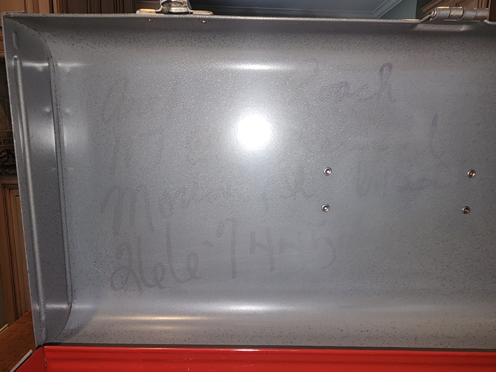 Vintage 1970's Craftsman Toolbox w/ Red Tray - gwVF