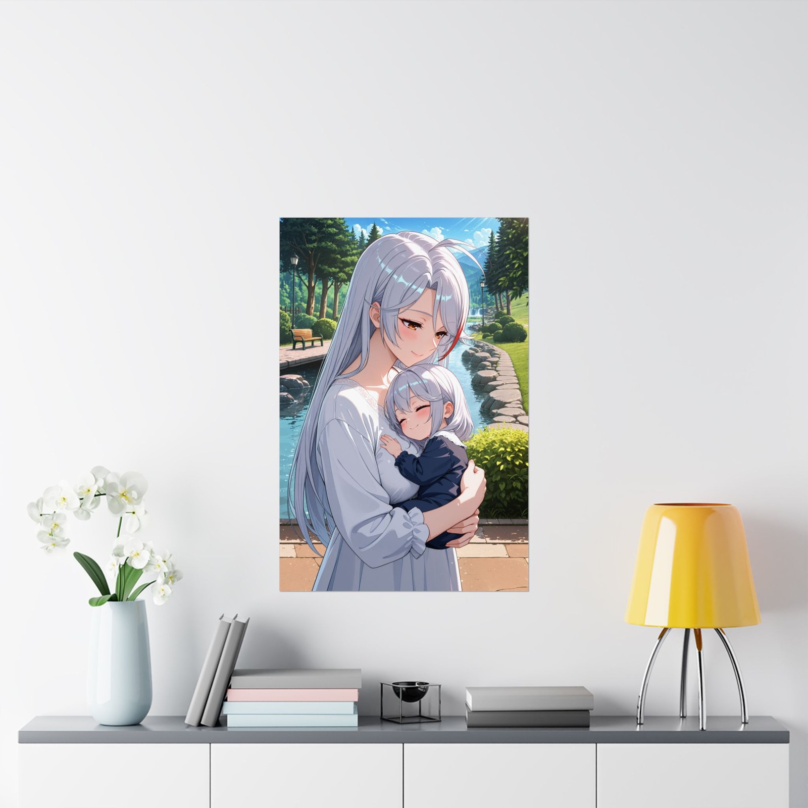 Prinz Eugen Azur Lane Anime Girl Motherhood Wall Poster