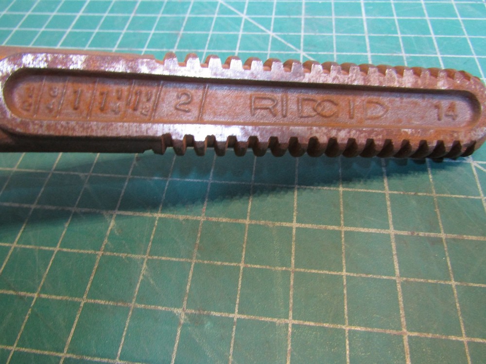 1 – Ridgid hook jaw for 14 inch pipe wrench. NEW – Note: this has surface rust