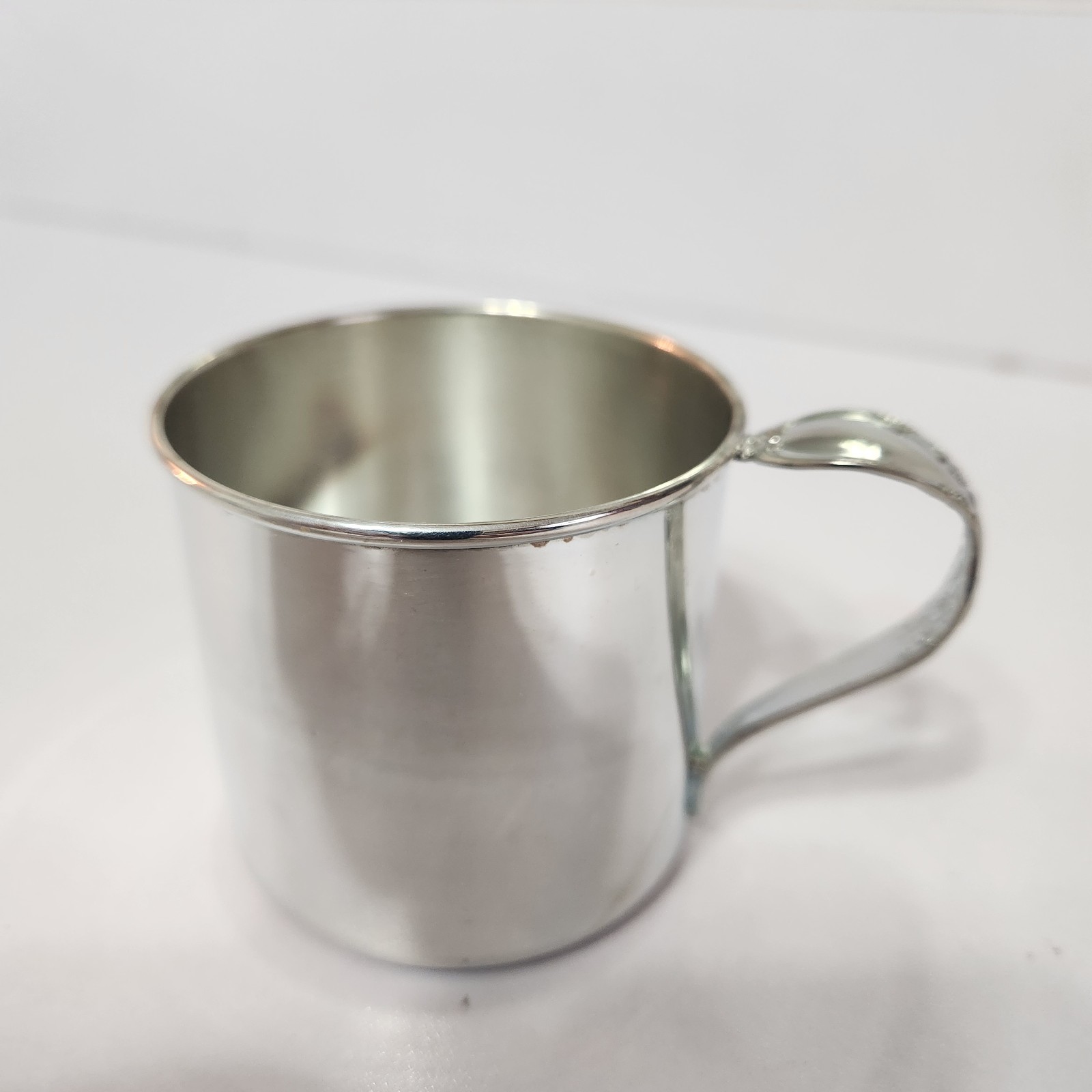 Vintage Baby Cup Silverplate International Silver Co Handcrafted USA Meriden CT