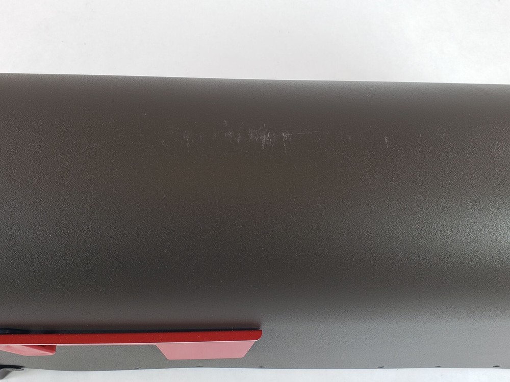 Gibraltar E1100BZ0 Post Mount Elite Medium Galvanized Steel Mailbox DAMAGED