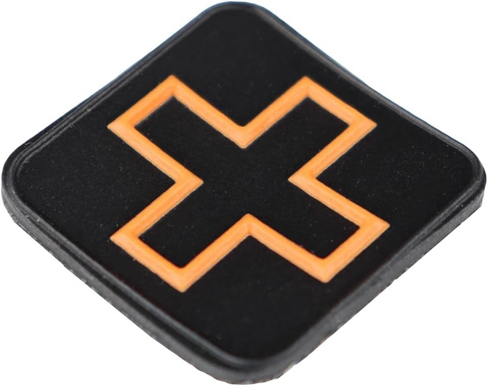 Eleven 10 PVC Medic Cross Patch | 1" x 1" Hook Backing | 1 Patch