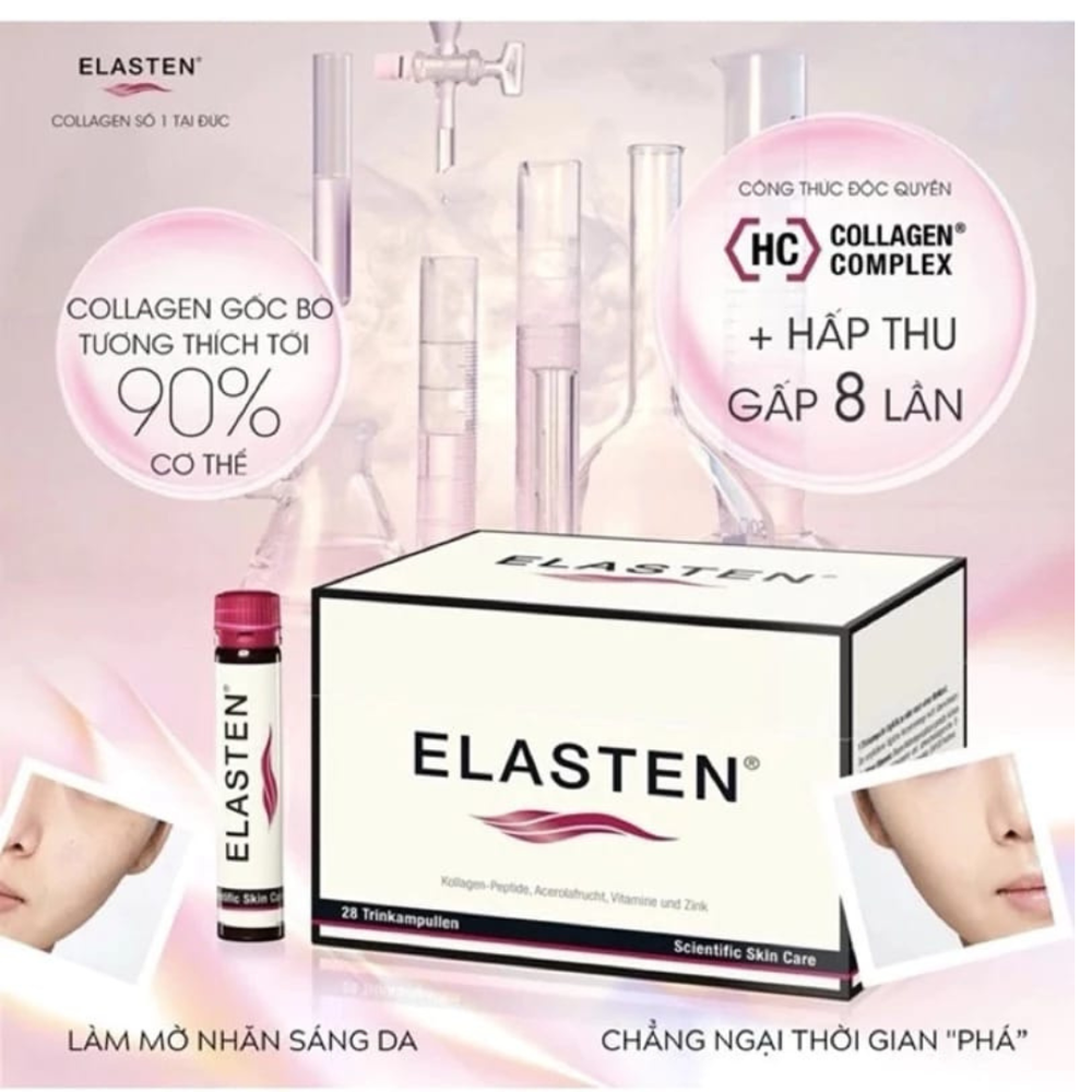 [ ELASTEN ] Germany Elasten Drinking Collagen with 28 tubes Hydrolyzed Collagen