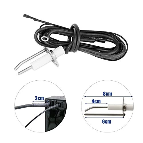 Grisun Fire Pit Igniter - Push Button Ignition Kit for Fire Pit Gas Burner 2 ...