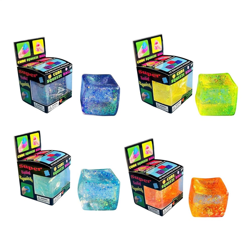 Nee Doh Nice Cubes Ice Cube Toy Fidget Super Solid Squish
