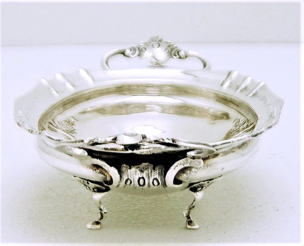 Danish Solid Silver Bowl Hallmarked J.S. Prahl dated1858, Robert Hinnerup