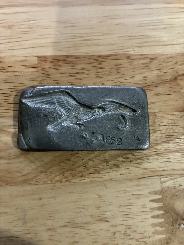 Hand poured 4 oz Ingot from Moffat CO.