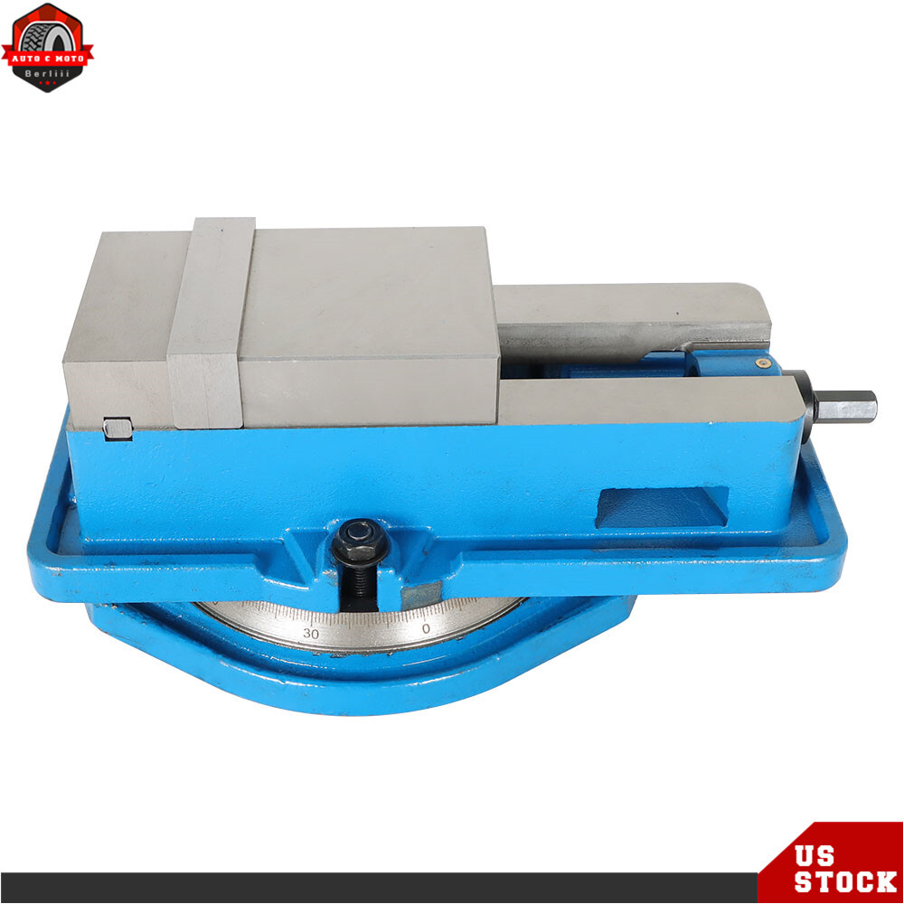 4Inch Lockdown Vise Precision CNC Milling Machine Bench Clamp Vice With Base New