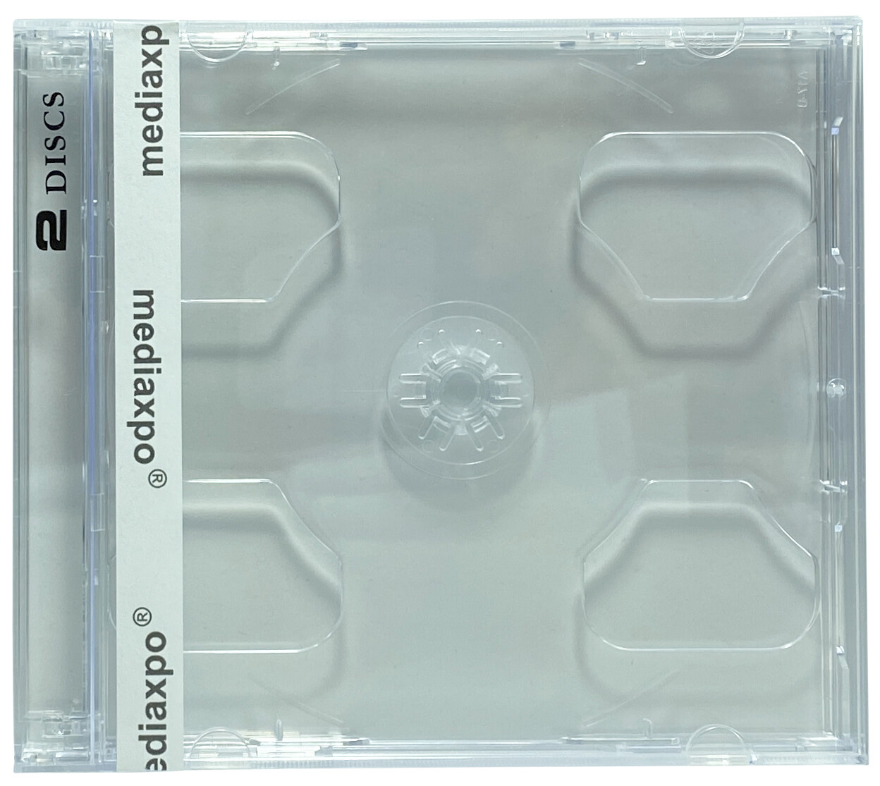 STANDARD Clear Smart Tray Double CD Jewel Case Lot