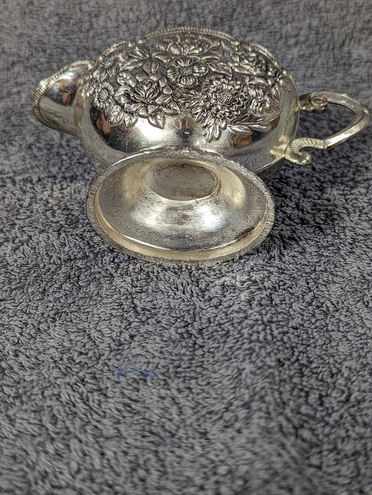 Himark Vintage Silver Plated Cream Jug With Ceramic Lining