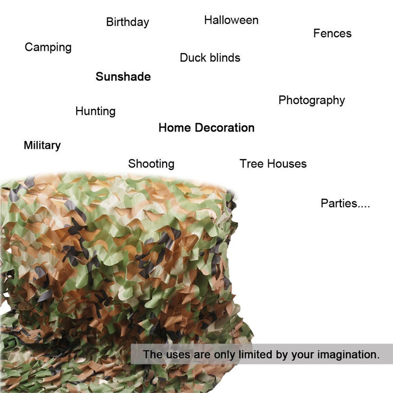 Camouflage Net Hunting Shooting Hide Army Camping Woodland Military Blinds