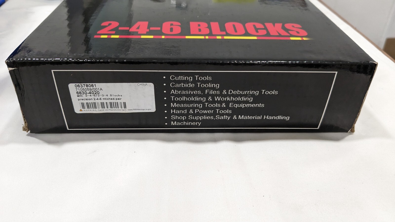 MHC Hardened Steel 2 - 4 - 6 Setup Blocks Match Ground Pair 6630-4020