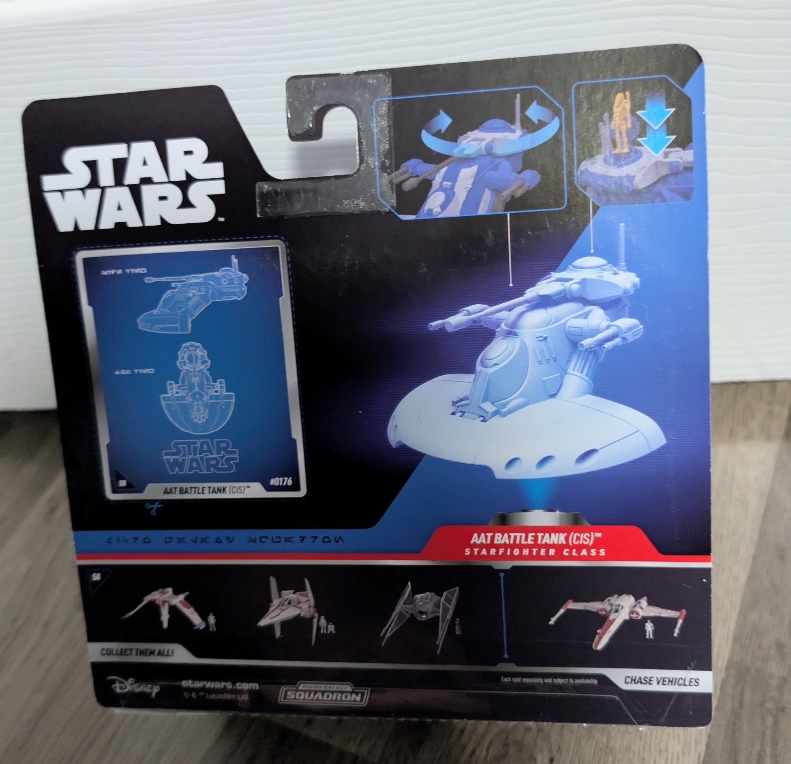 Star Wars Chase Micro Galaxy Squadron Series 8 AAT BATTLE TANK #0176 Rare 1/5000