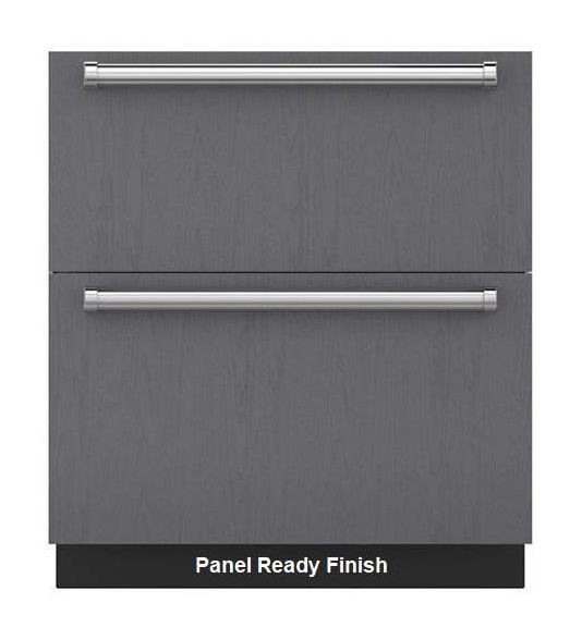 Sub-Zero 30 Inch 5.0 cu. ft Integrated Double Drawer Refrigerator/Freezer ID30C