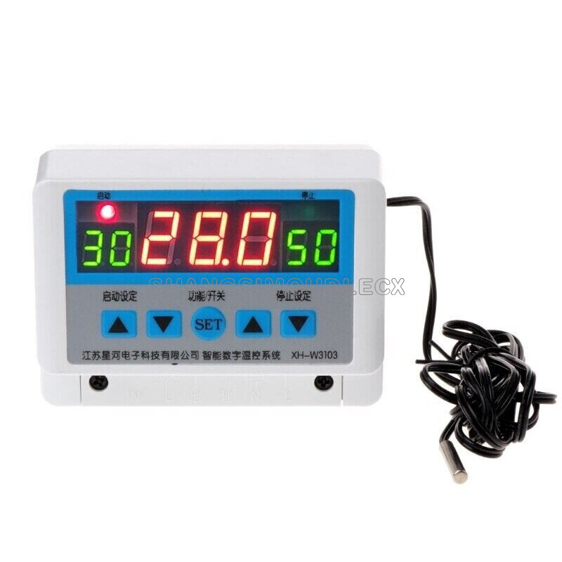 AC 220V 30A Digital Thermostat Temperature Controller Temperature Control