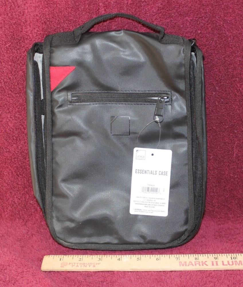 Lewis & Clark Carry On Essentials Case Black -New With Tags
