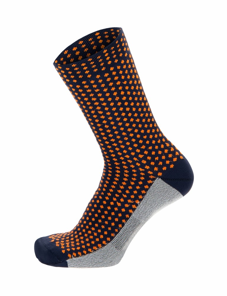 Sfera Medium Profile Socks - Blue - by Santini