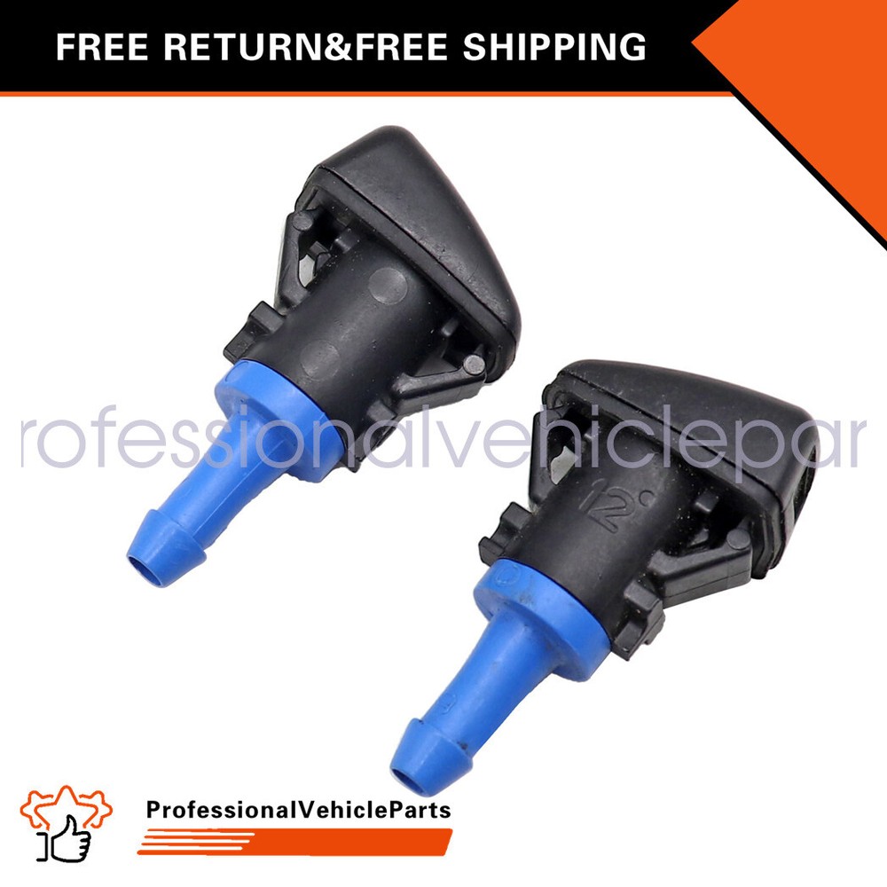 2PCS Windshield Washer Nozzle for 2008 - 2014 Dodge Challenger
